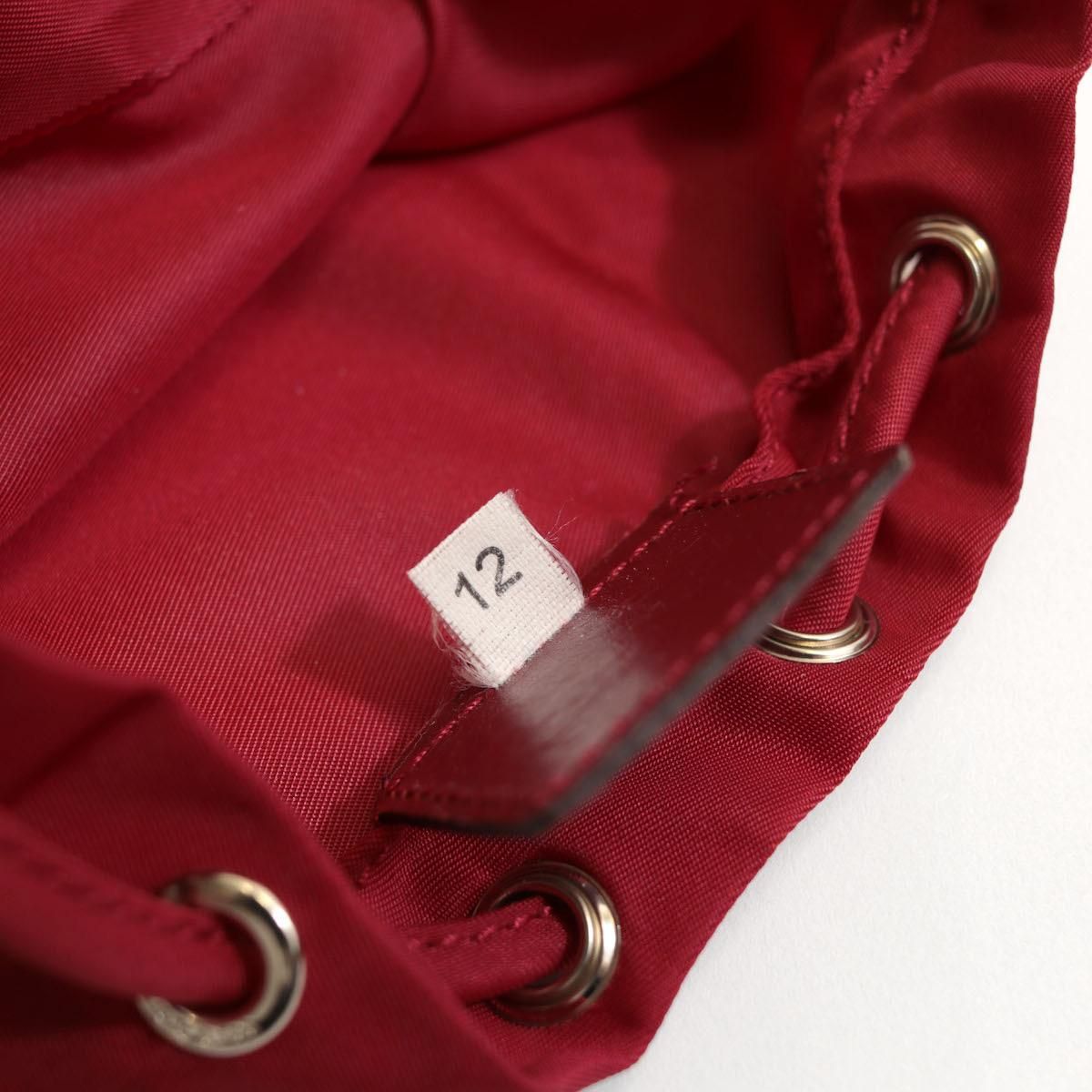 ［希少］PRADA nylon\"巾着\"bag italy製 レアカラー PRADA(プラダ) / 巾着ポーチ/巾着バッグ/ナイロン/ブラック