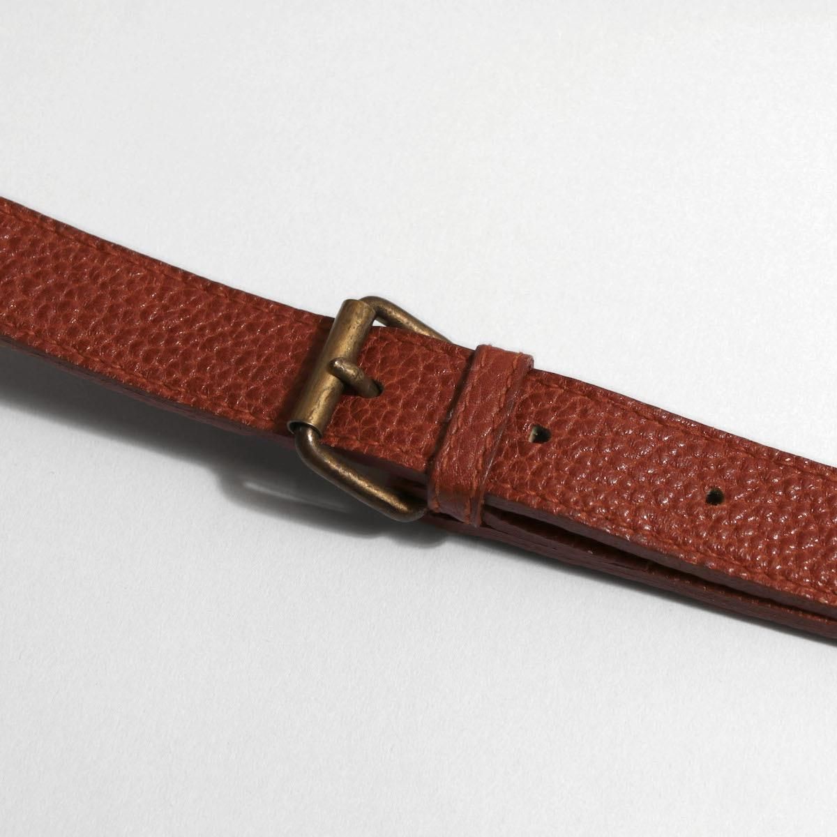 希少✨ Ralph Lauren ヴィンテージ 牛革 ベルト バッグ ブラウン 希少 Ralph Lauren ヴィンテージ 牛革 ベルト バッグ ブラウン