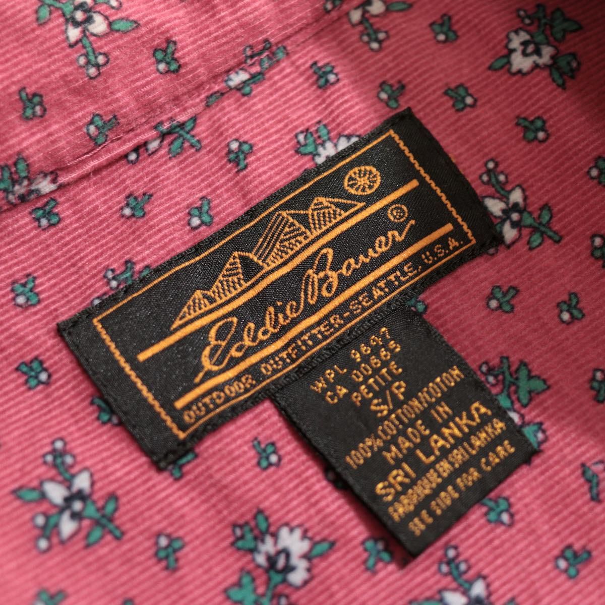 レディース] 1980s ヴィンテージ 小花柄 コーデュロイワンピース