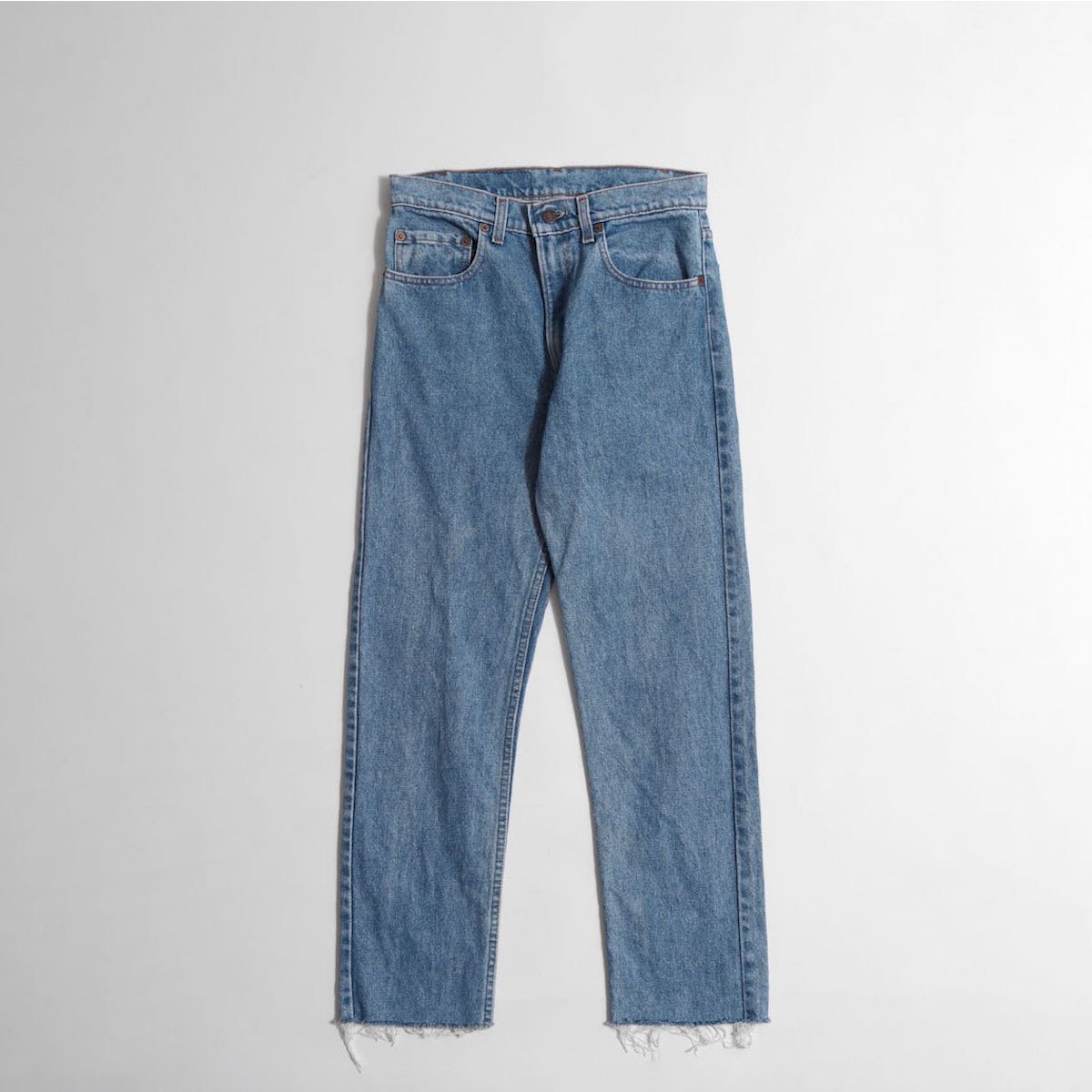 レディース] 1990s USA製 リーバイス 505 切りっぱなし W29 [Levis]