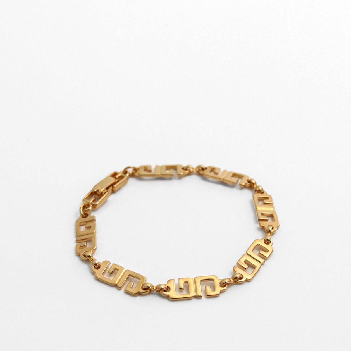レディース] ヴィンテージ ジバンシー GGロゴブレスレット ゴールドカラー [GIVENCHY]
