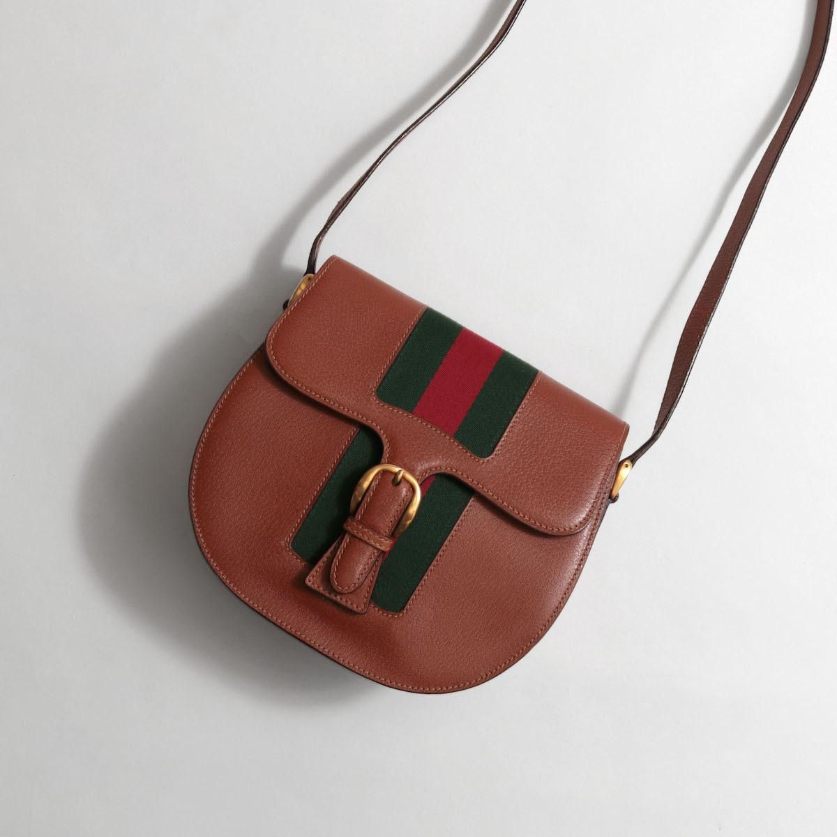 GUCCI グッチ シェリーライン ショルダーバッグ-