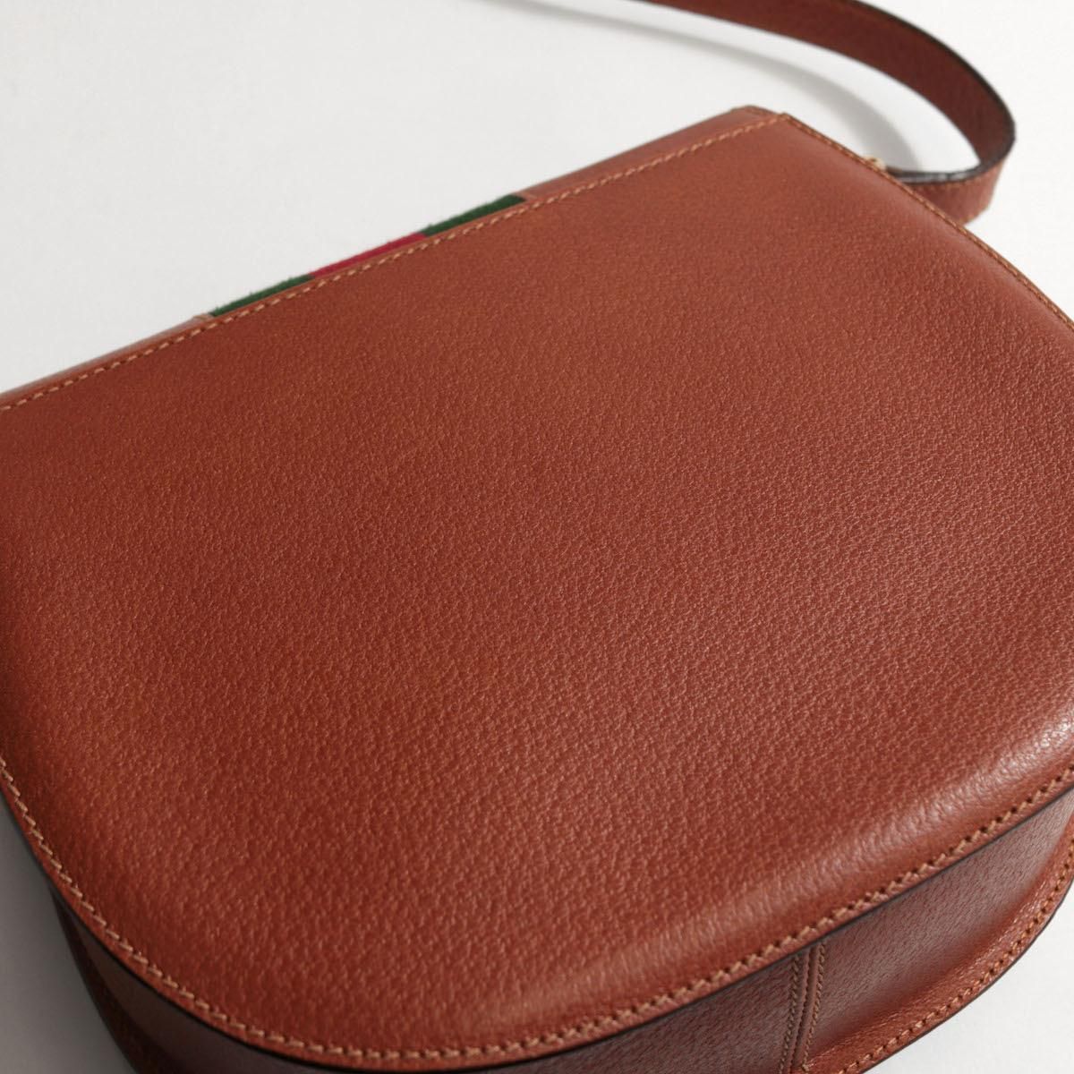 レディース] グッチ シェリーライン ショルダーバッグ ブラウン