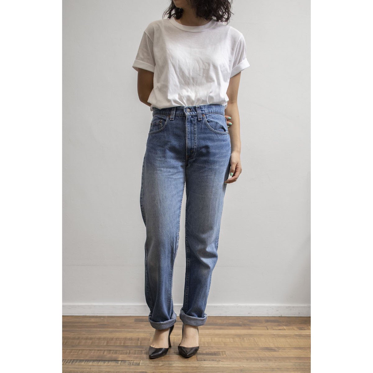 レディース] 1990s USA製 リーバイス 505 デニムパンツ w29 [Levi's