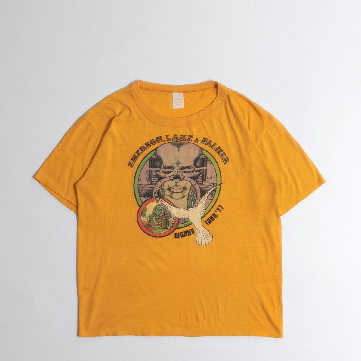 レディース] 1970s ヴィンテージ USA製 EMERSON LAKE&PALMER バンドT