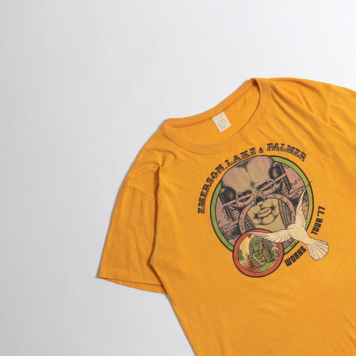 レディース] 1970s ヴィンテージ USA製 EMERSON LAKE&PALMER バンドT