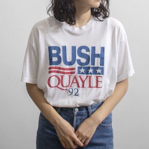 [ǥ] 1980s ơ USA BUSH QUAYLE ץT ֥å  ۥ磻 4070-4