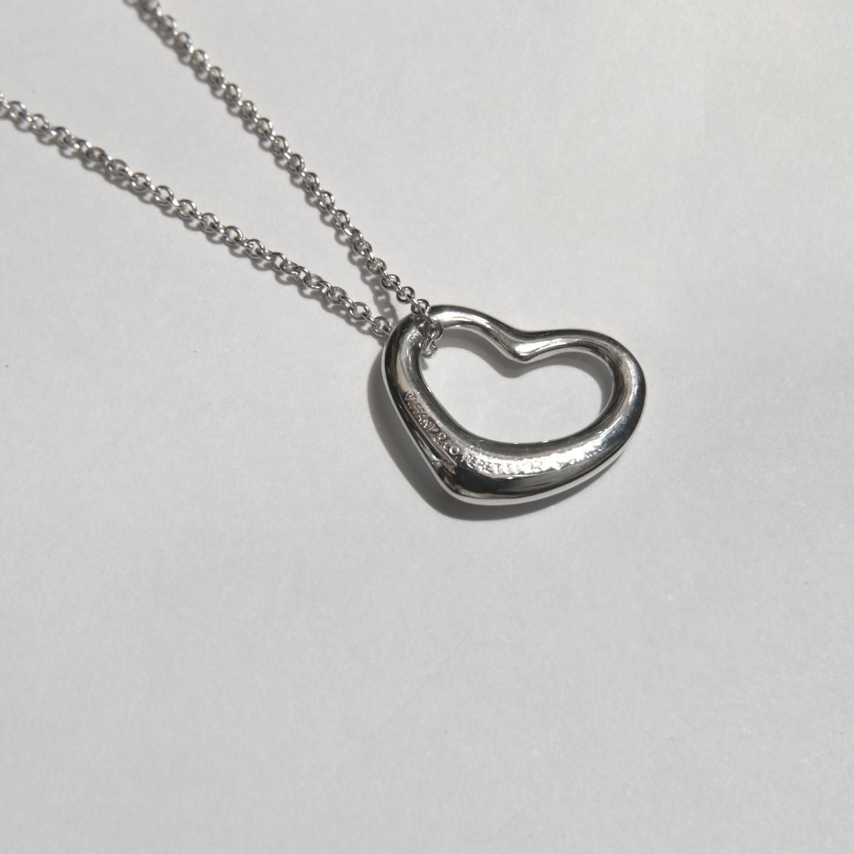 Tiffany&Co ティファニー オープンハート ネックレス ヴィンテージ Tiffany&Co. オープンハート ネックレス 925