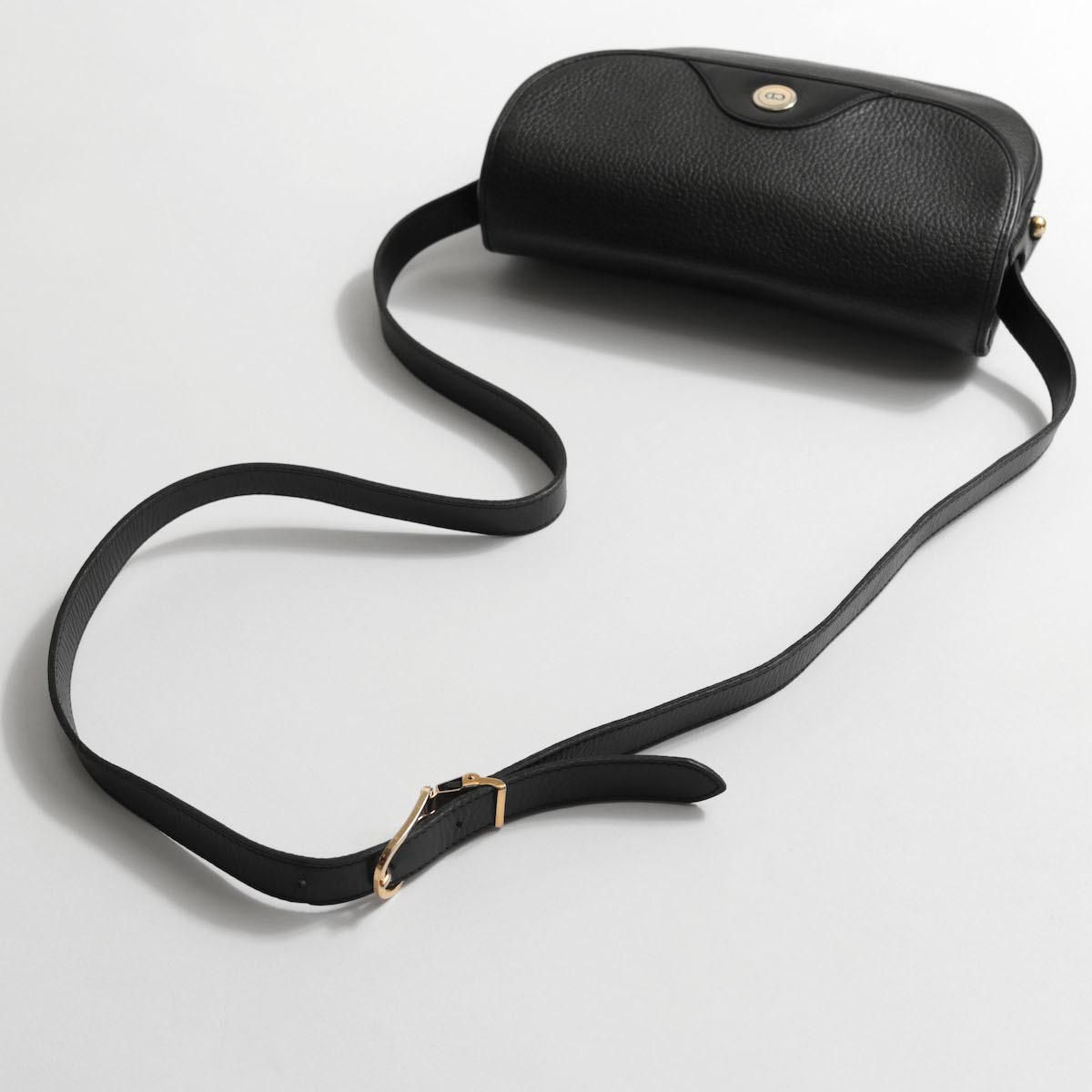 Christian Dior クリスチャン ディオール ロゴ ショルダーバッグ ブラック オーバル PVC vintage ヴィンテージ オールド  g67exn | VintageShop solo powered by BASE