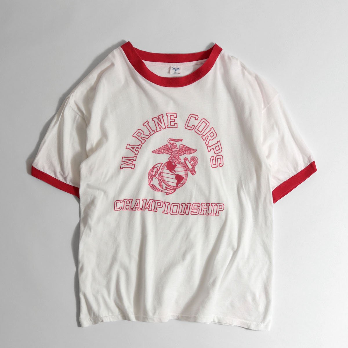 レディース] 1960s ヴィンテージ USMC プリントTシャツ リンガー