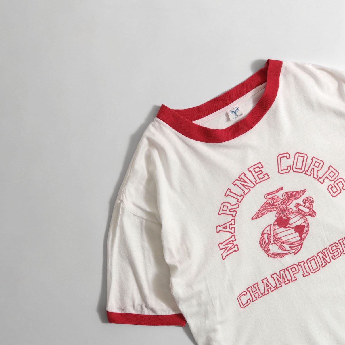 レディース] 1960s ヴィンテージ USMC プリントTシャツ リンガーT