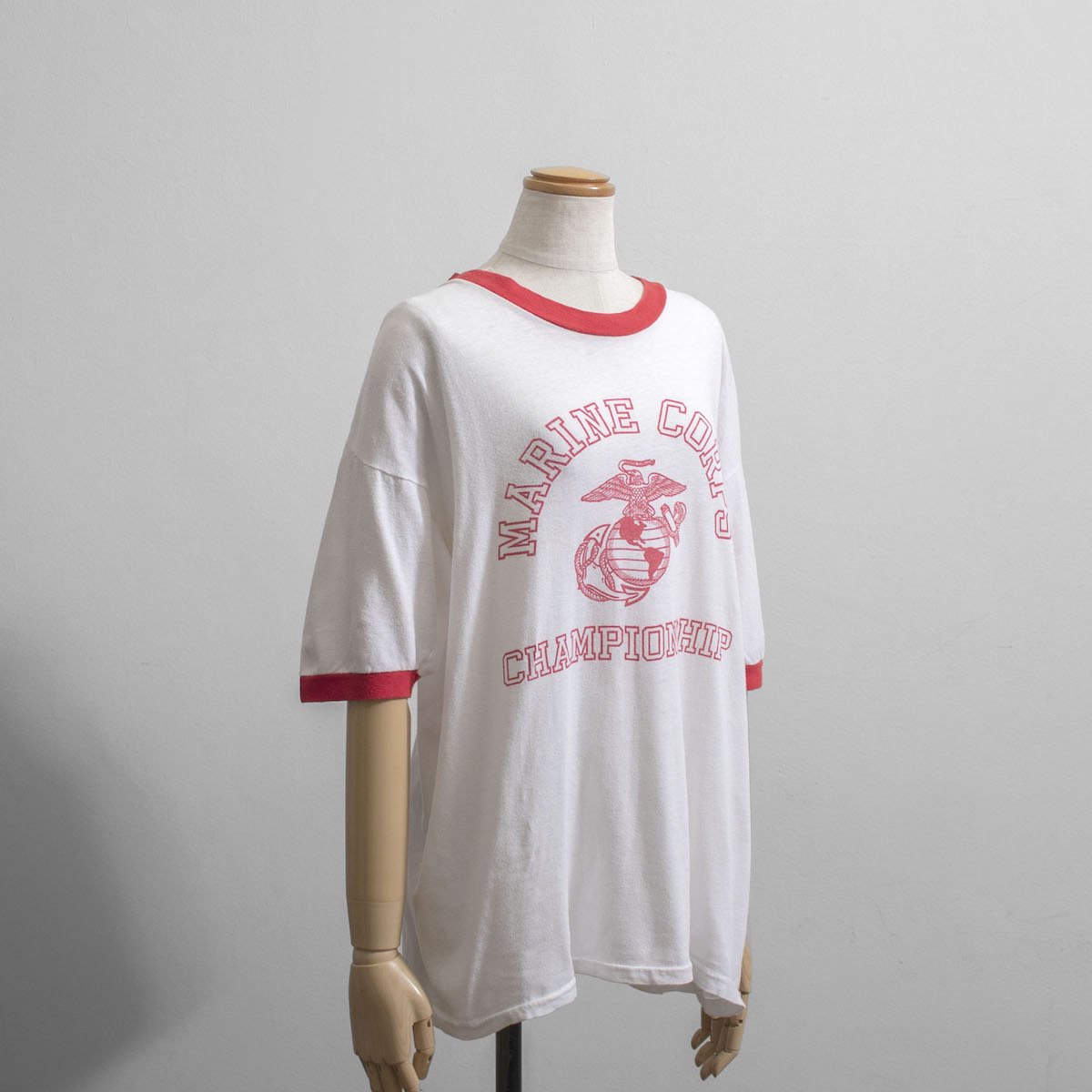 レディース] 1960s ヴィンテージ USMC プリントTシャツ リンガーT