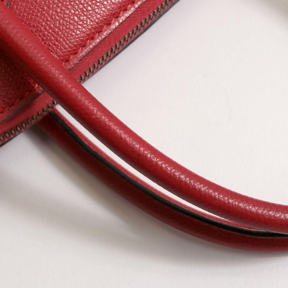 celine ハンドバッグ ヴィンテージ レディース] ヴィンテージ セリーヌ ハンドバッグ レッド