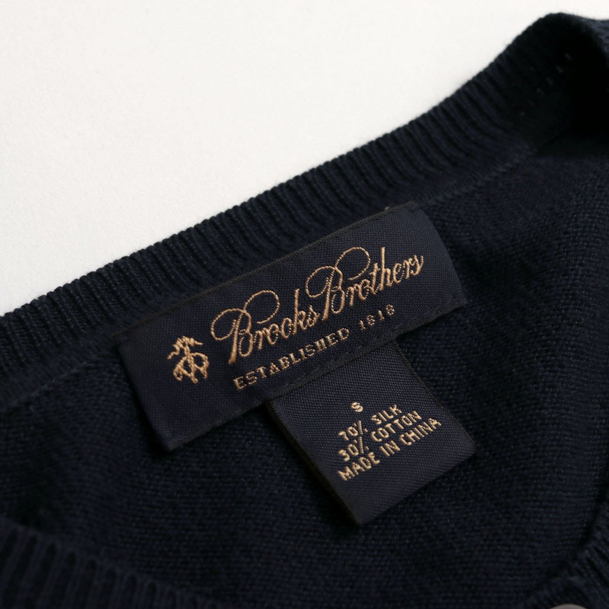 BROOKS BROTHERS』 (L) シルク混 薄手 ニット セーター - 通販