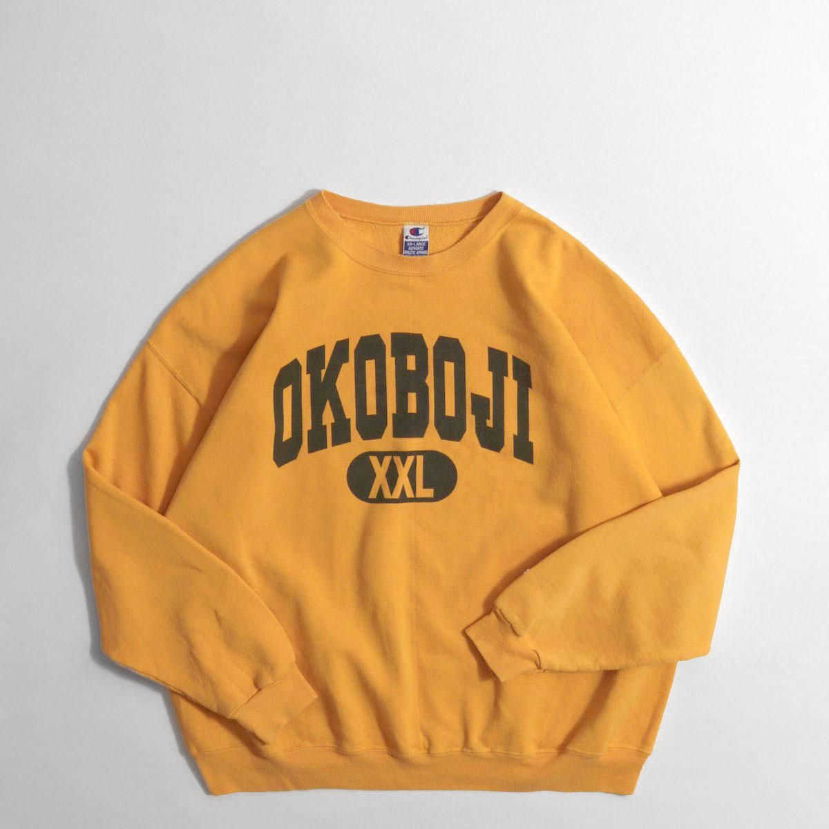 レディース] 1990s チャンピオン ビッグサイズ OKOBOJI カレッジ