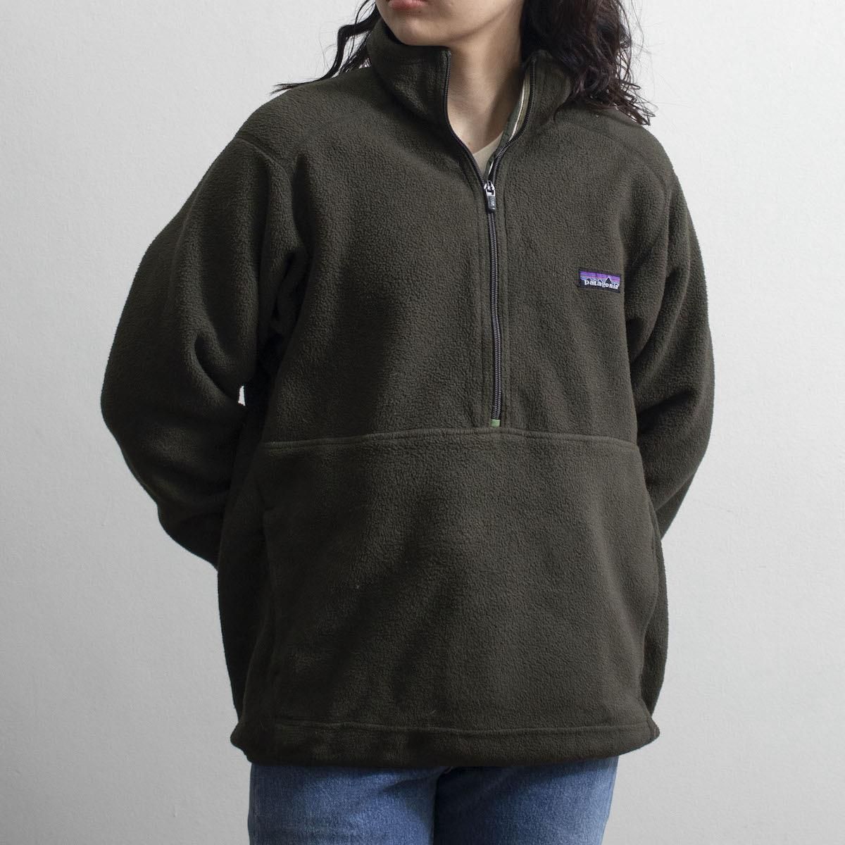 レディース] パタゴニア フリースジャケット ハーフジップ ダークグリーン [Patagonia] 1301-22