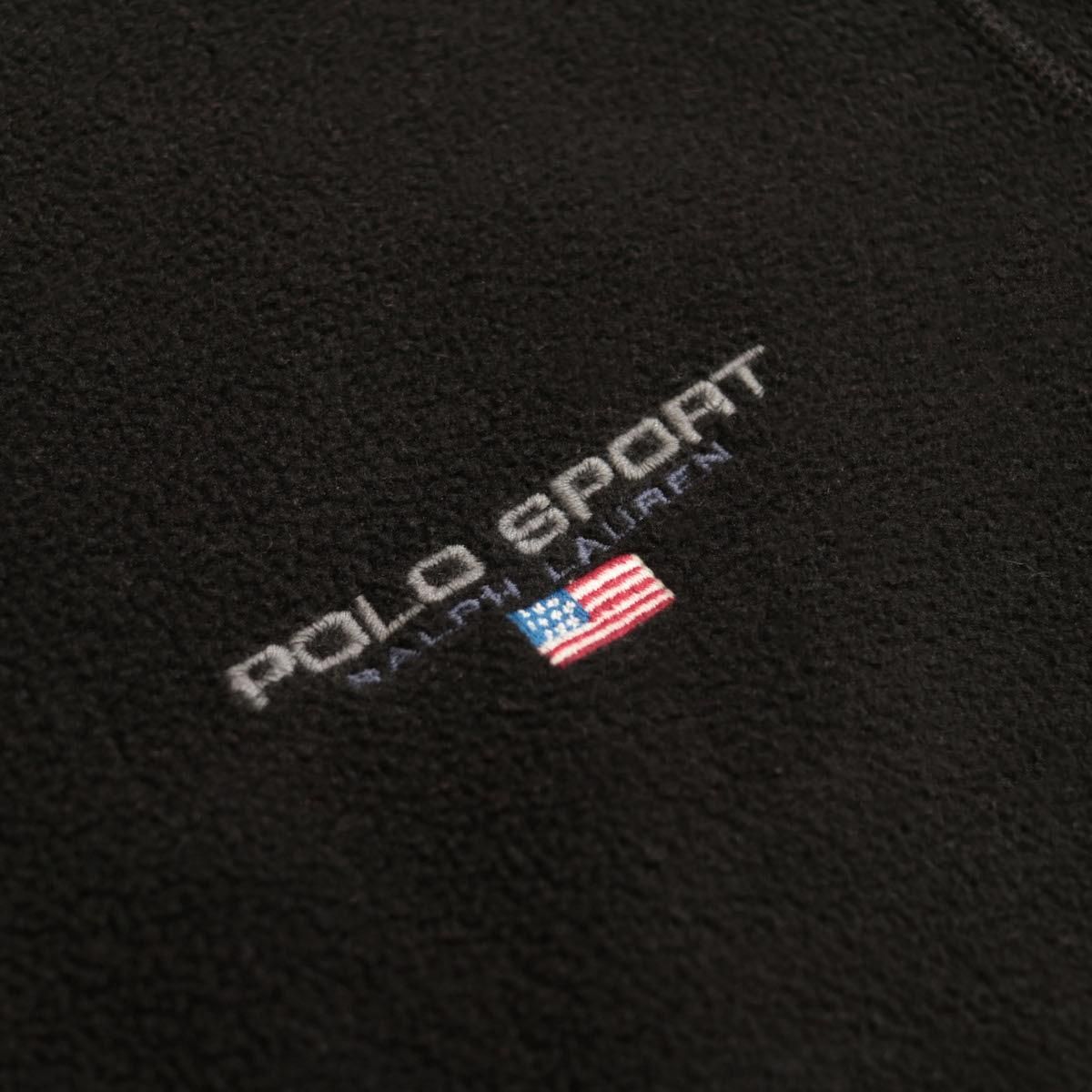 レディース] 1990s USA製 ポロスポーツ フリース ハーフジップ