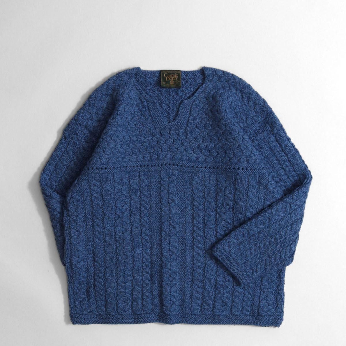 HEILIS ニット セーター ケーブル編クルーネックニット