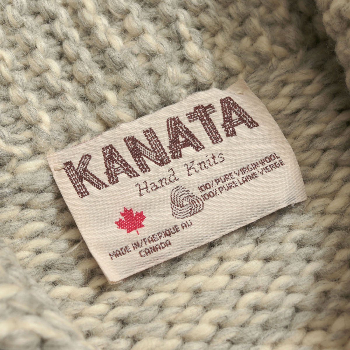 レディース] カナダ製 KANATA カウチンセーター ビッグサイズ ハンド