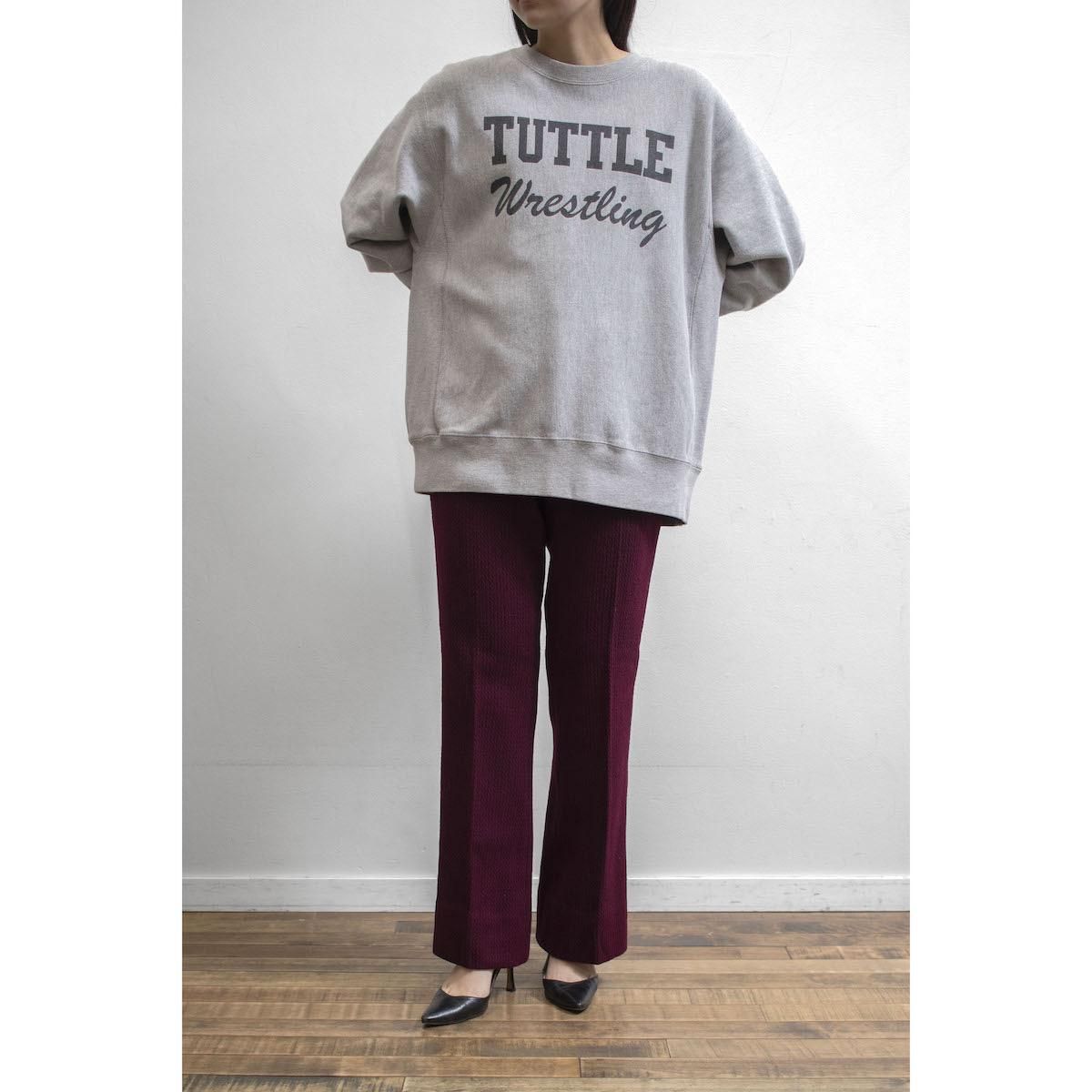 レディース] 1960s ヴィンテージ ウール フレアパンツ ボルドー