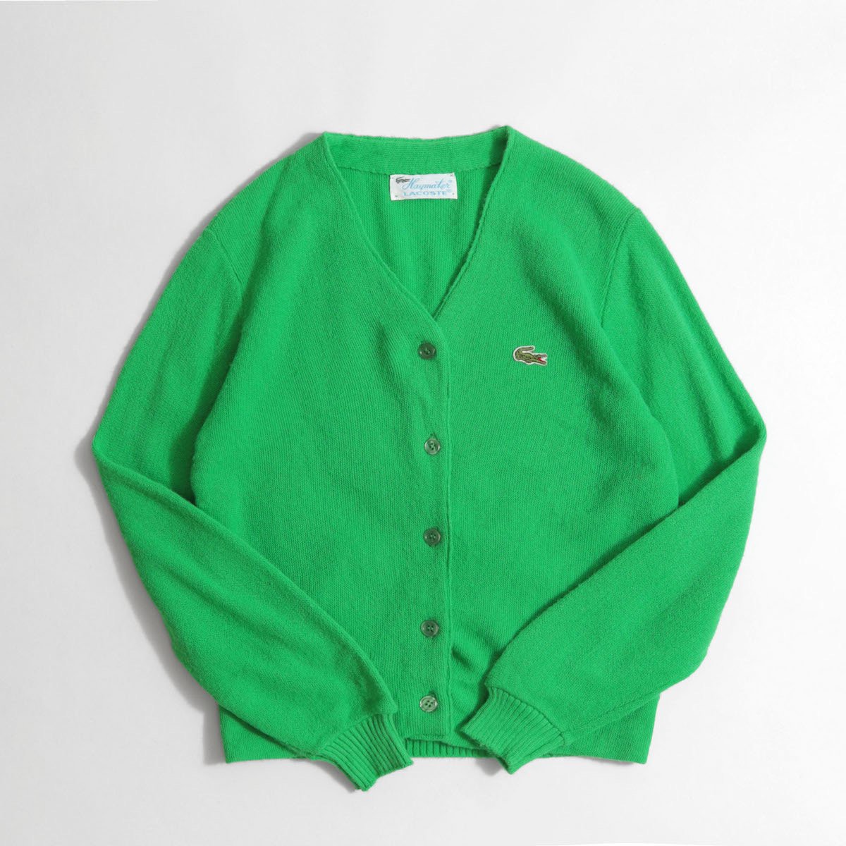 70S LACOSTE  HAYMAKER カーディガン ネイビー あいみょん