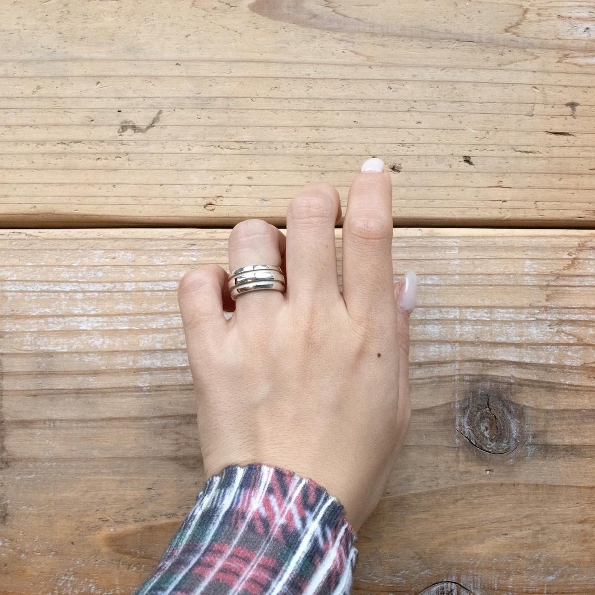 オールドティファニー | グルーブドリング - レディース 渋谷古着屋