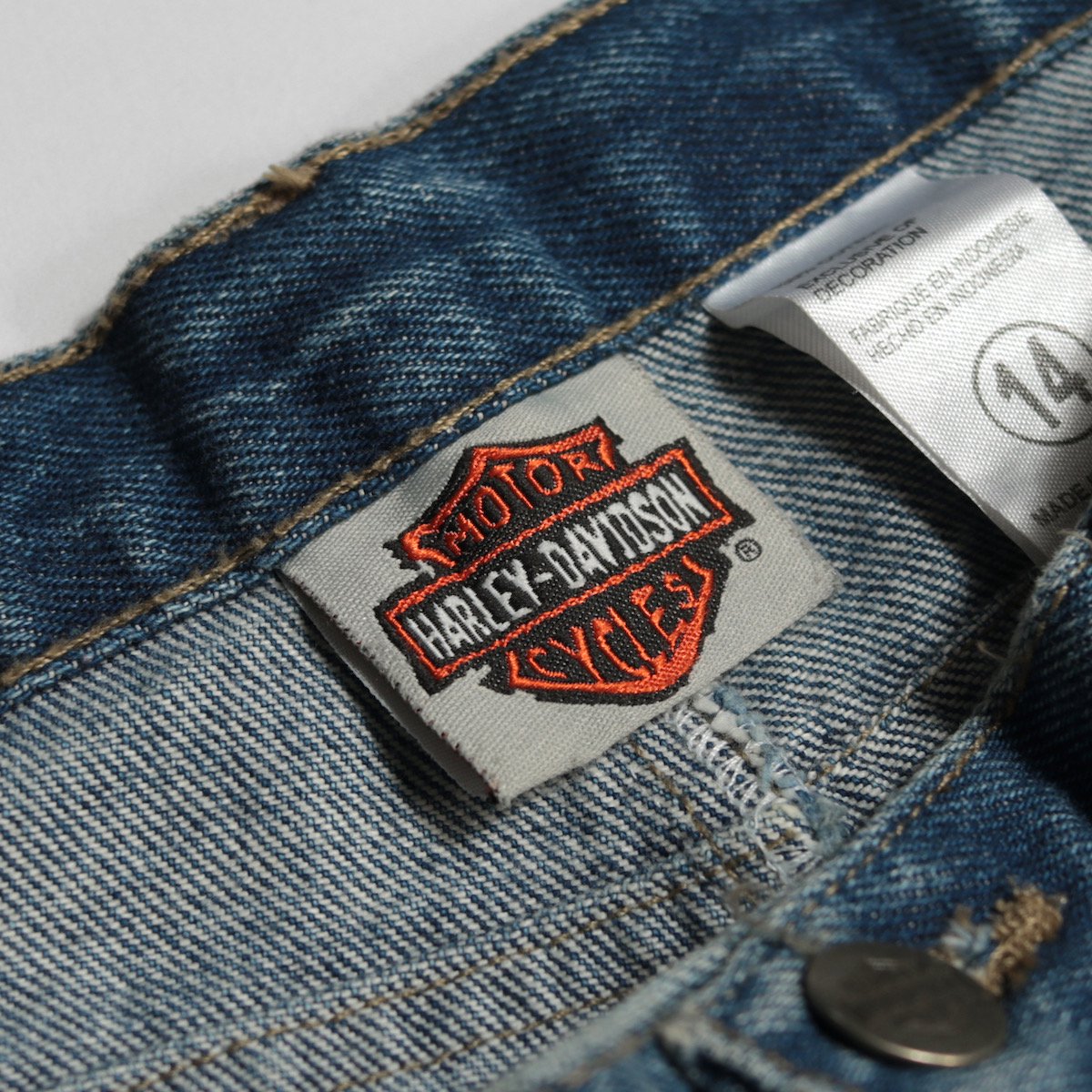 レディース] ハーレーダビッドソン ワイドデニムパンツ [HARLEY-DAVIDSON]