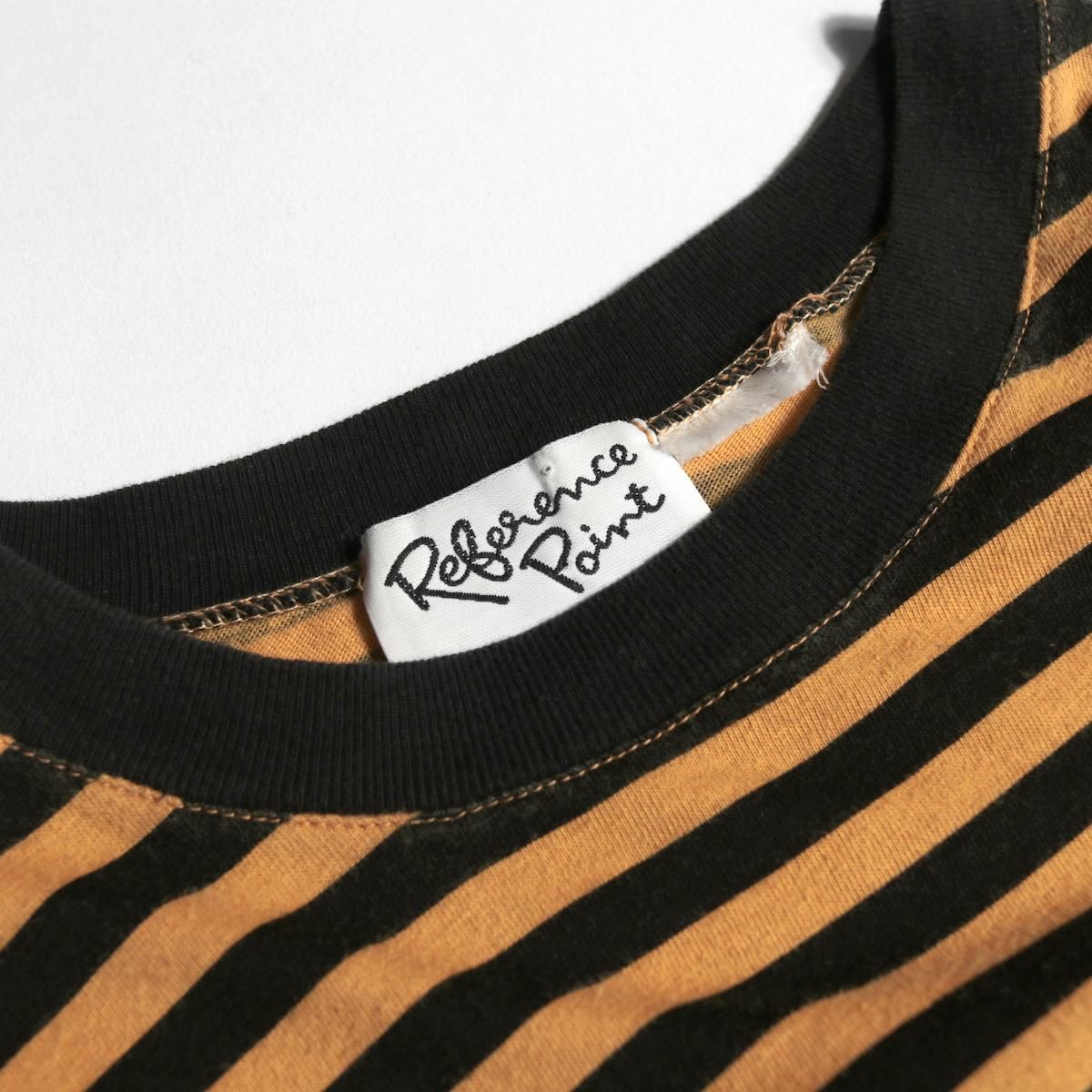 レディース] 1980s ヴィンテージ ショート丈 ボーダー Tシャツ