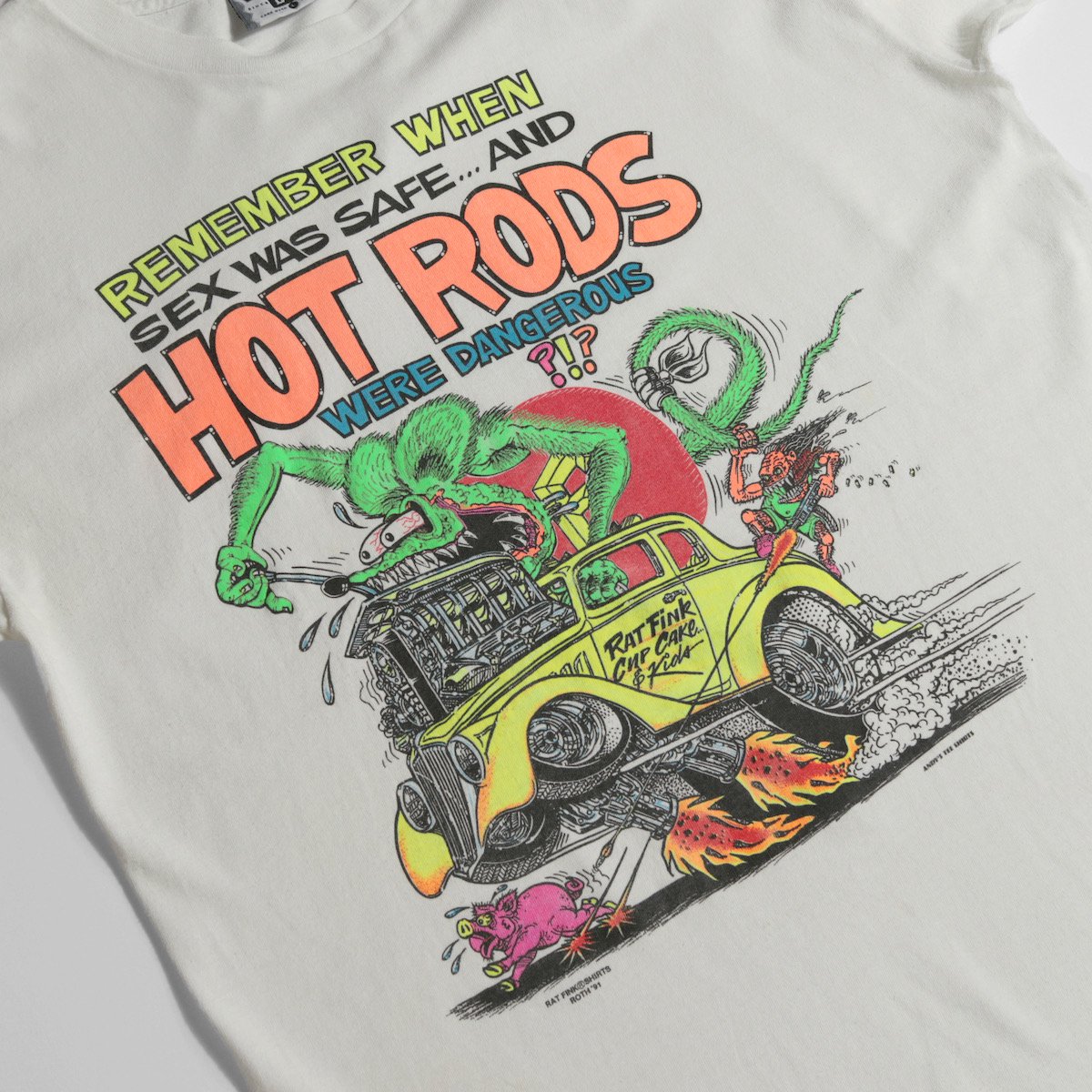 レディース] 1990s USA製 RATFINK プリントTシャツ ラットフィンク