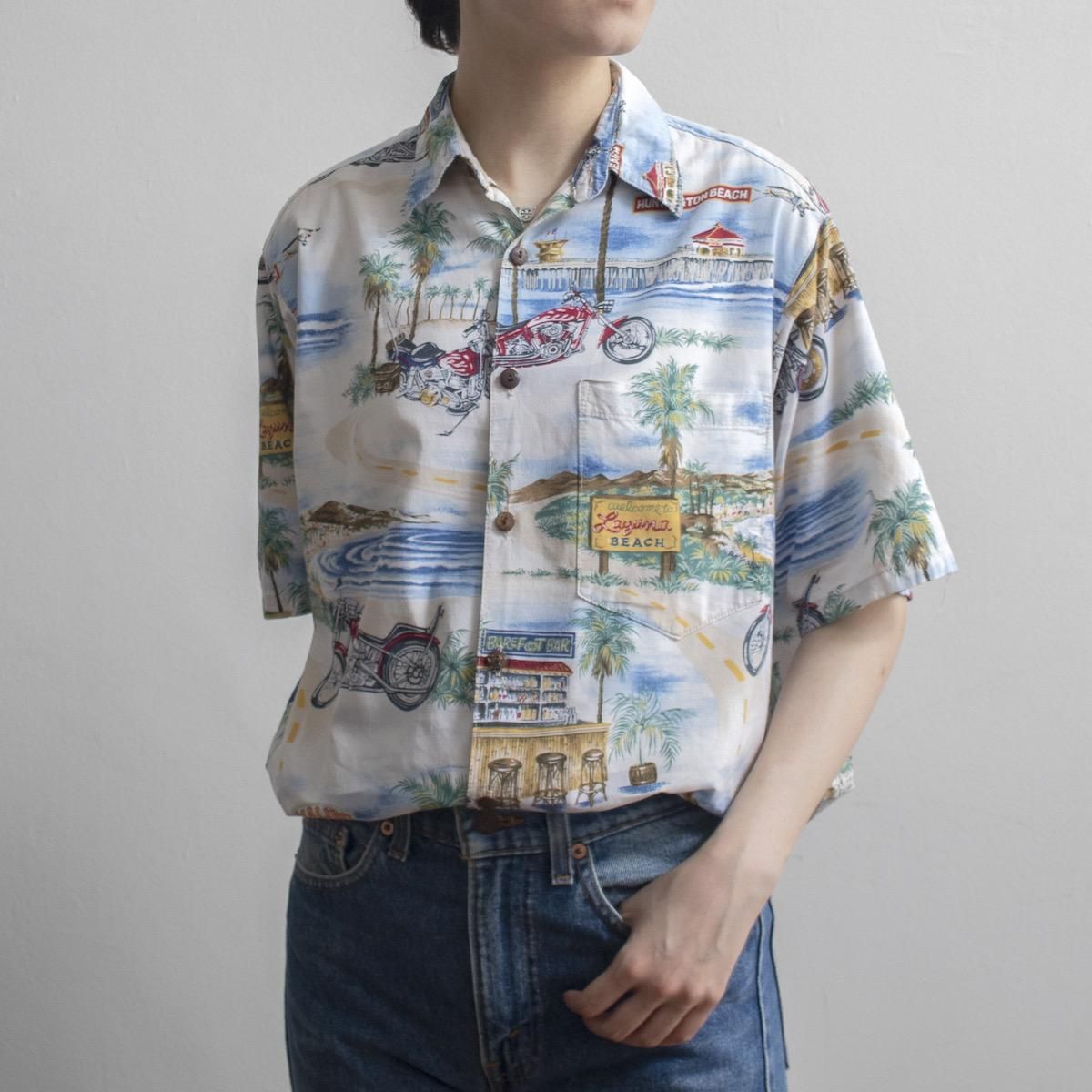 90s Columbia アロハシャツ マヒマヒ　レーヨンシャツ　ヴィンテージ Columbia アロハシャツ | CUSTOM FEVER