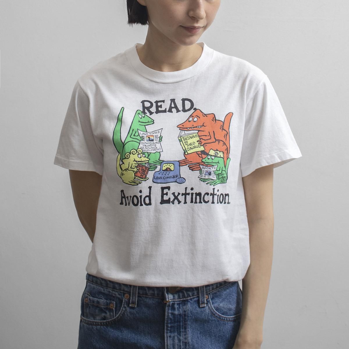 レディース] 1990s ヴィンテージ USA製 恐竜 プリントTシャツ