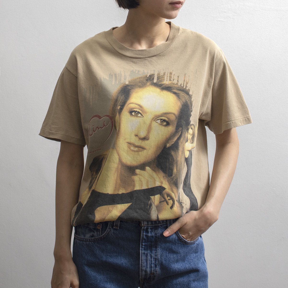 レディース] 1990s ヴィンテージ セリーヌ・ディオン プリントTシャツ ...