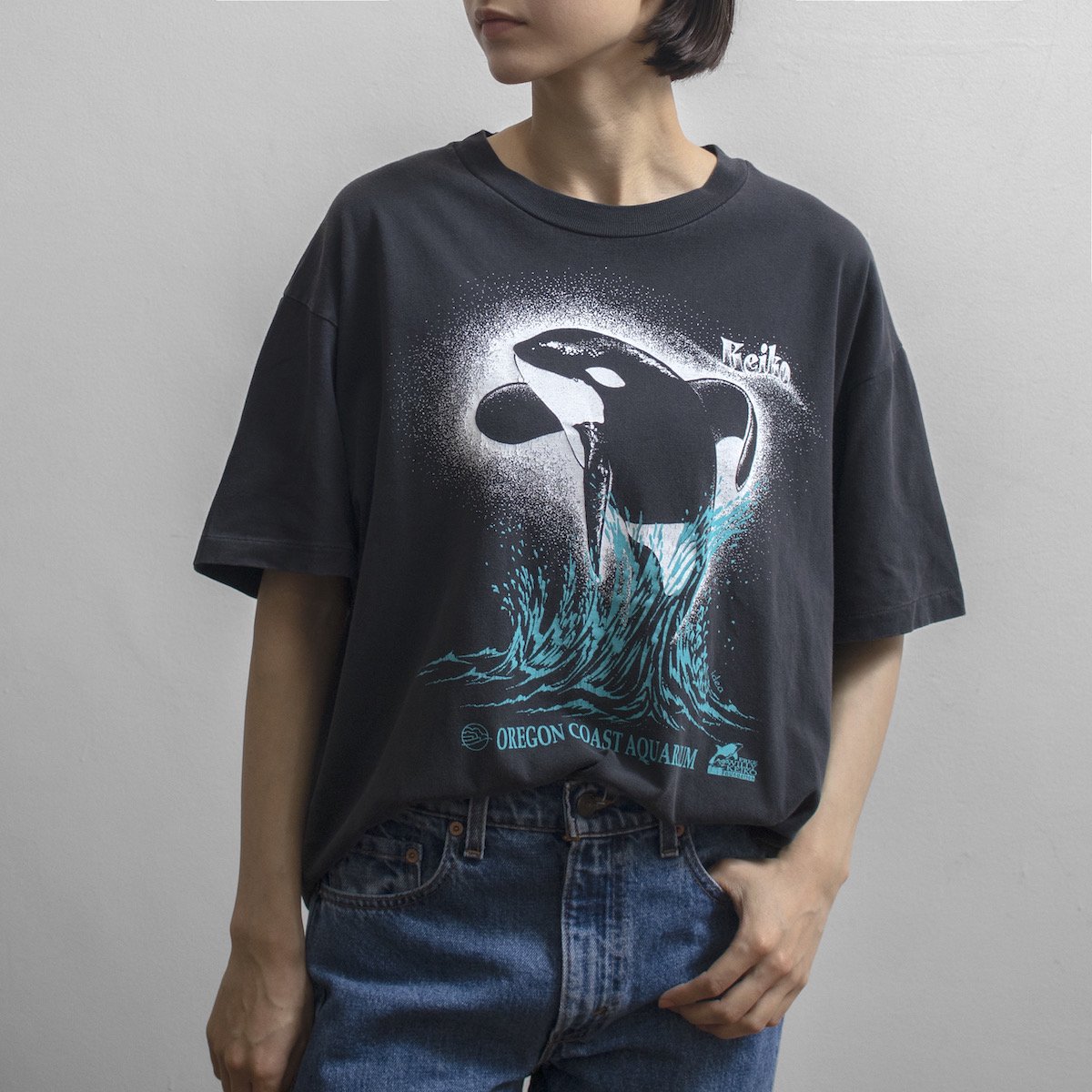 80s Unknown Biology 虫 爬虫類 生物 プリント Tシャツ+solidarischer