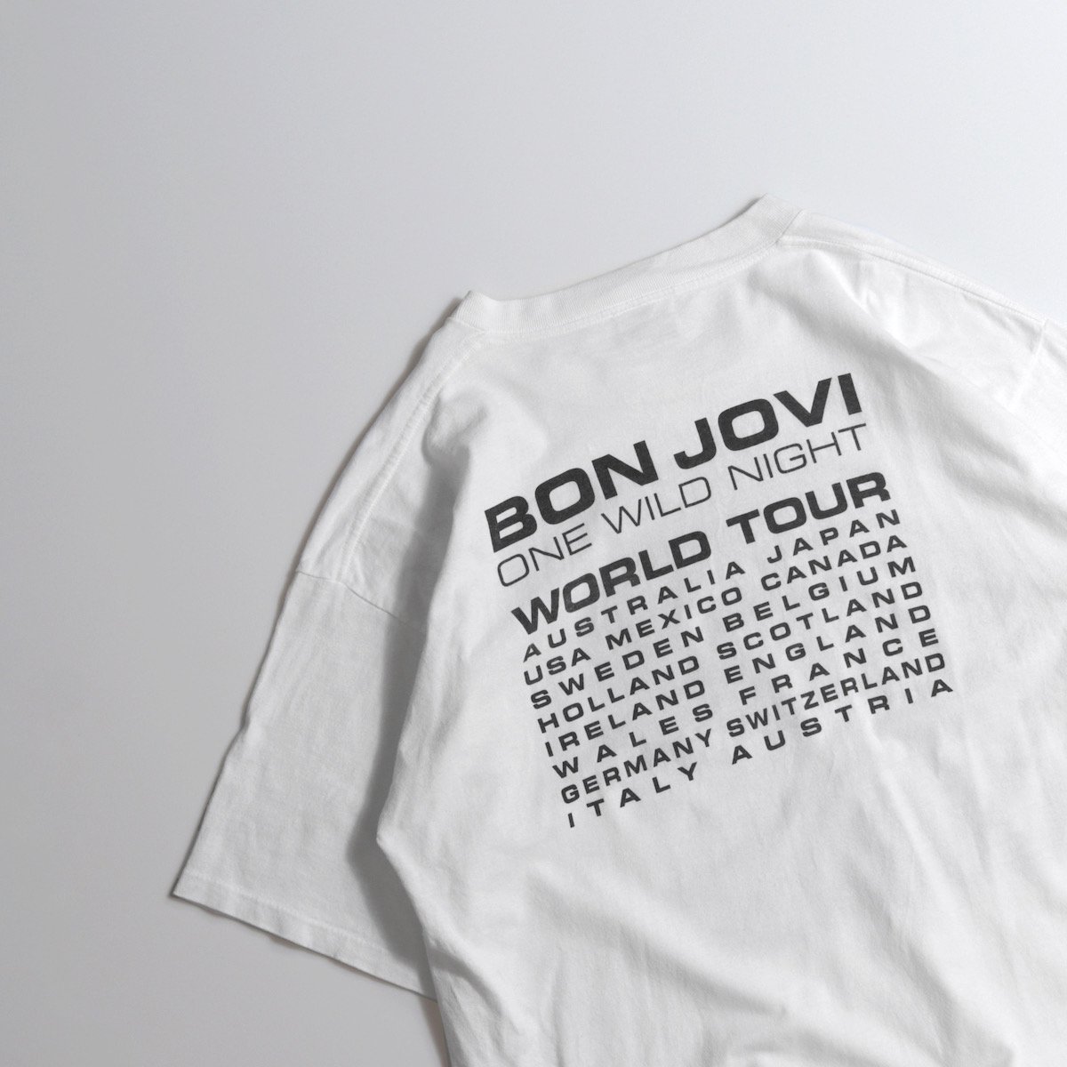 レディース] 00s JON BON JOVI ワールドツアー プリントTシャツ ジョン