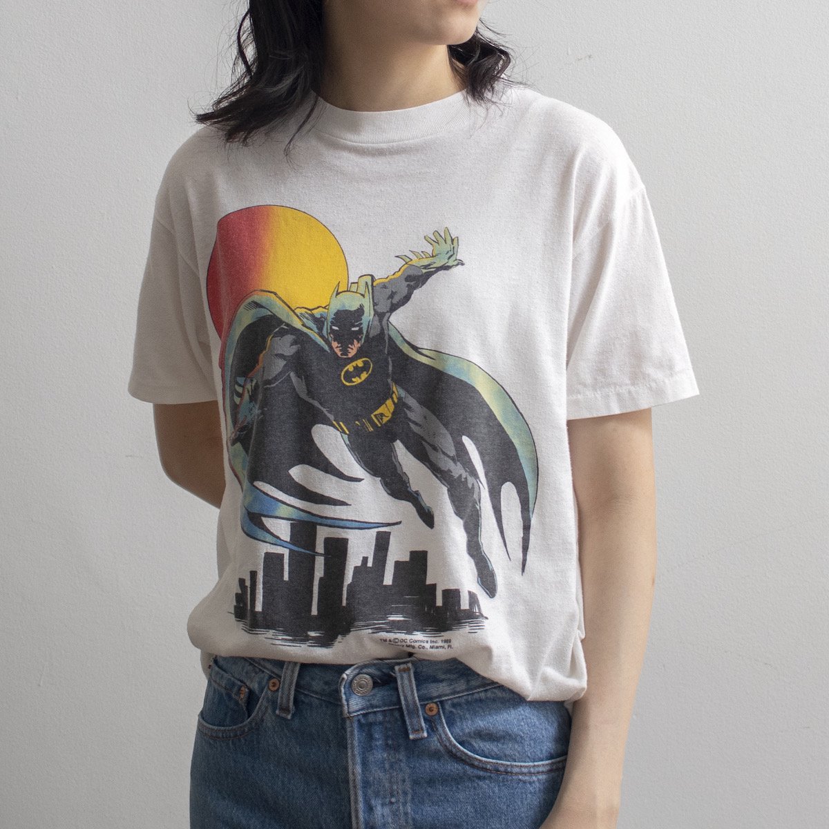 レディース] 1980s ヴィンテージ USA製 バットマン プリントTシャツ