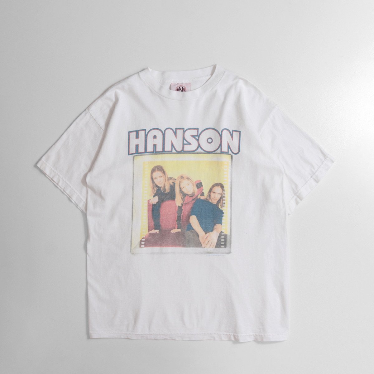 【90s】USA製 M ハンソン バンドtシャツ アンビル コピーライト ロックブラックtシャツ