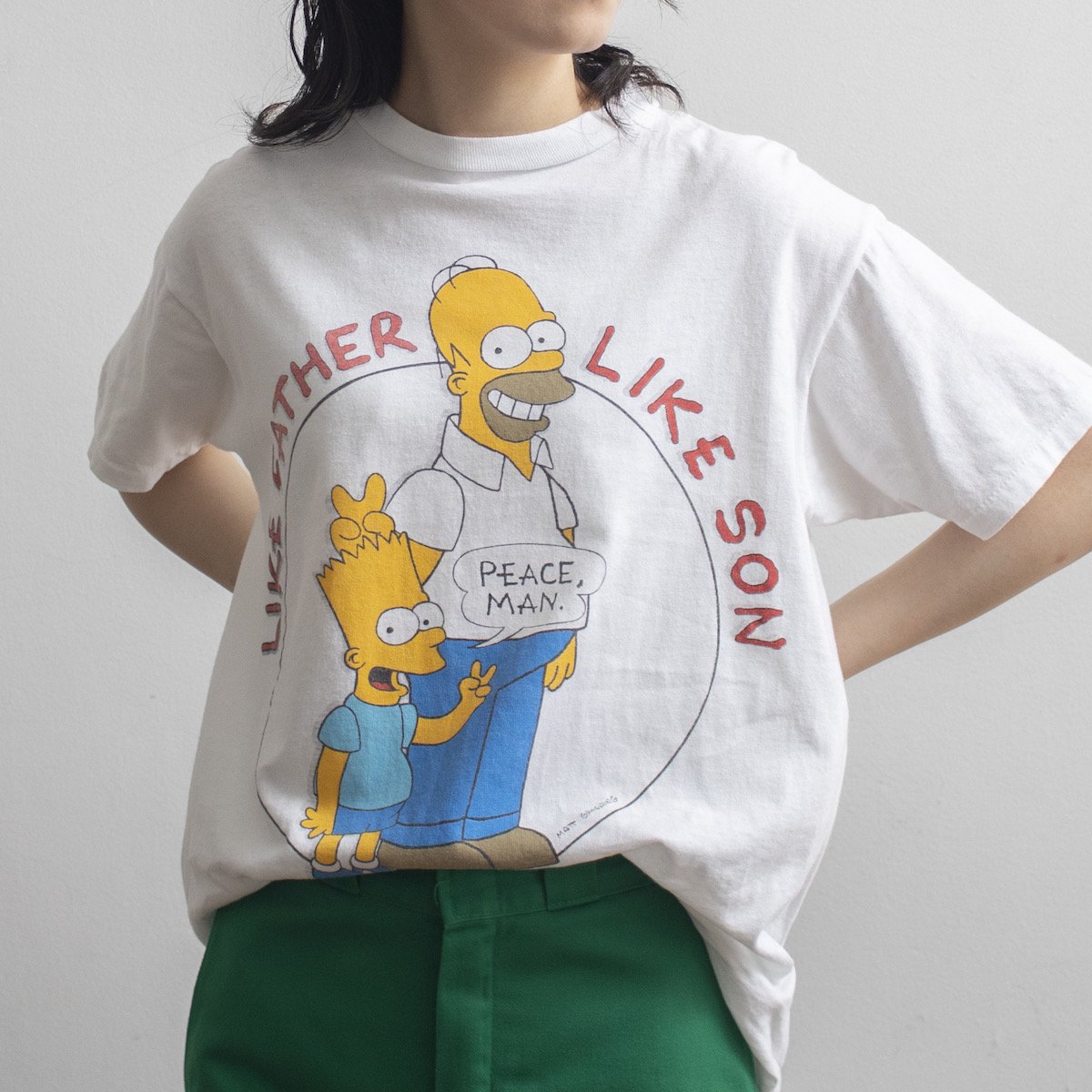 シンプソンズ　Simpsons ヴィンテージ　Tシャツ　グルーヴ　スマイルロンハーマン