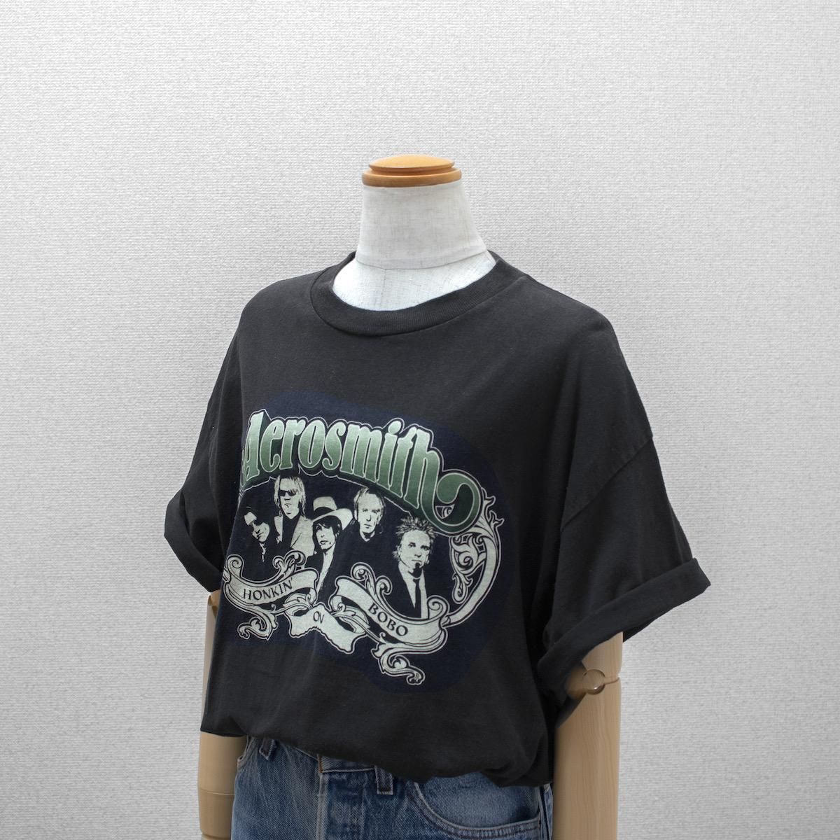 レディース] 1990s ヴィンテージ エアロスミス バンドTシャツ ブラック