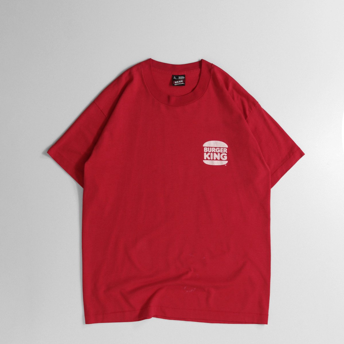 レディース] 1980s~ ヴィンテージ USA製 バーガーキング ロゴ Tシャツ