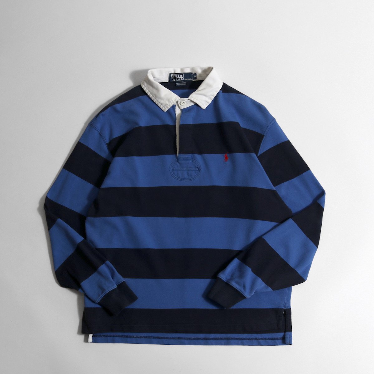 レディース] ラルフローレン ラガーシャツ ボーダー ブルー×ネイビー [Ralph Lauren]