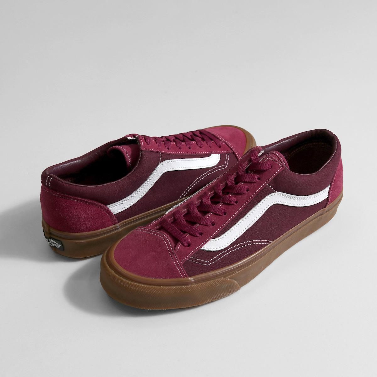 Vans authentic red maroon cheap tumblr