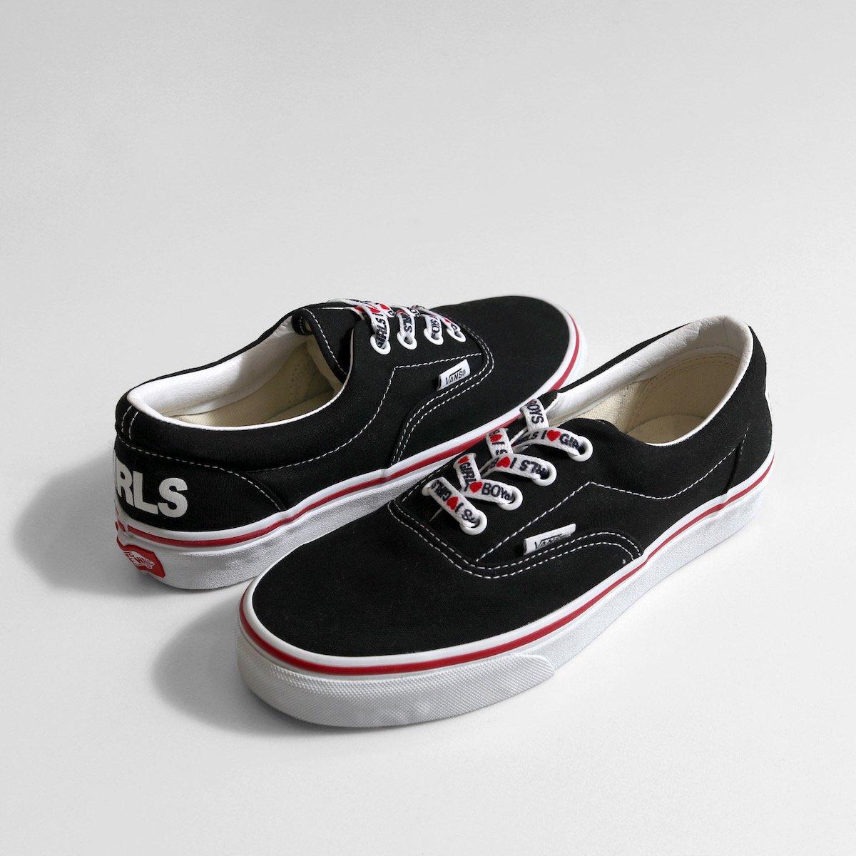 レディース] USA企画 サンプル品 VANS エラ I♡ BOYS GIRLS ブラック [バンズ]