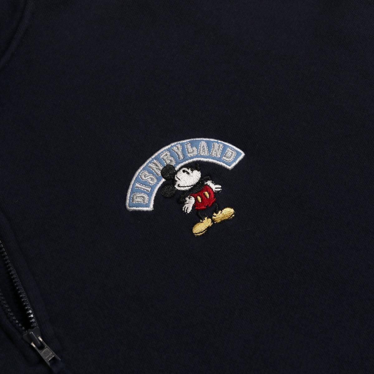 レディース] ユーズド ディズニー ミッキー 刺繍 ハーフジップ