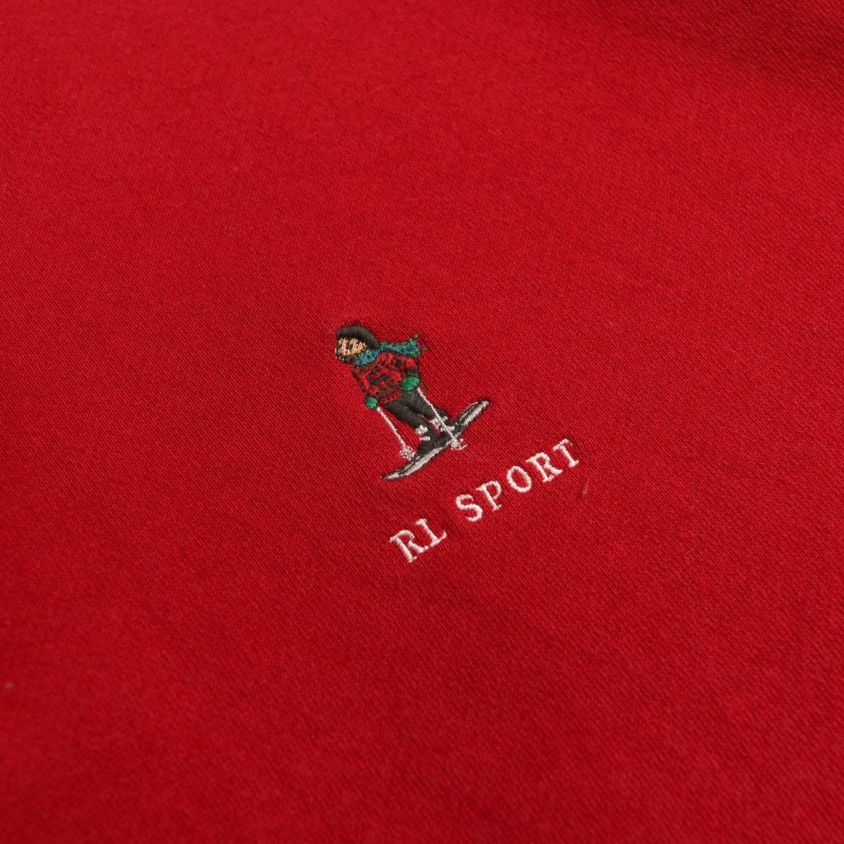 レディース] ラルフローレン ハーフジップ スウェット ベア刺繍