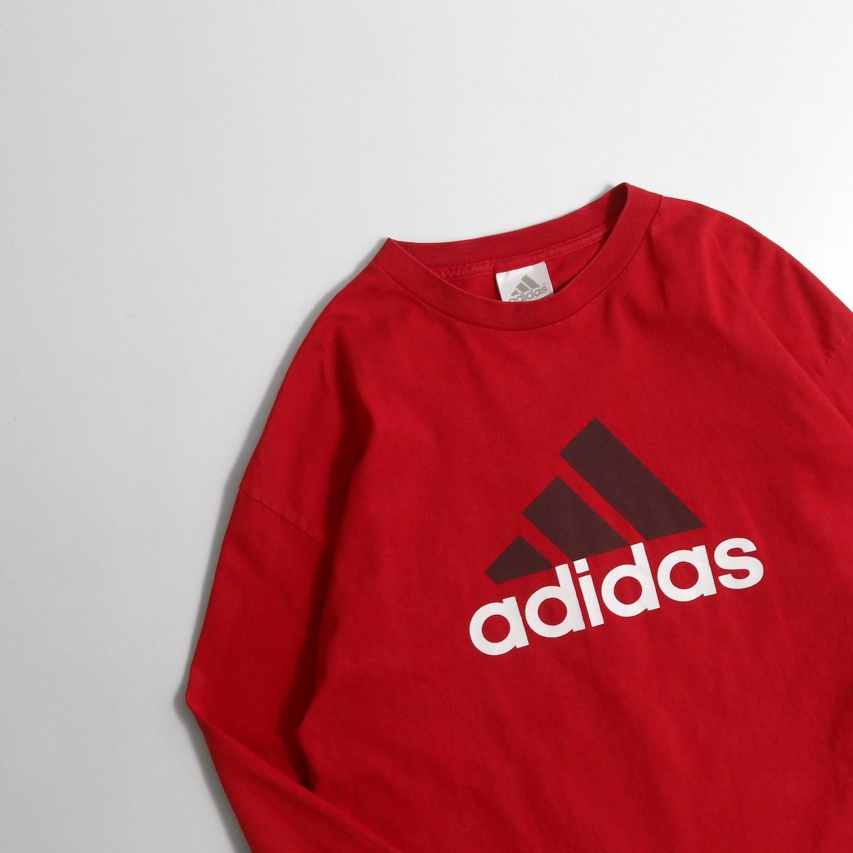 レディース] 1990s ヴィンテージ アディダス ロゴプリント ロンT