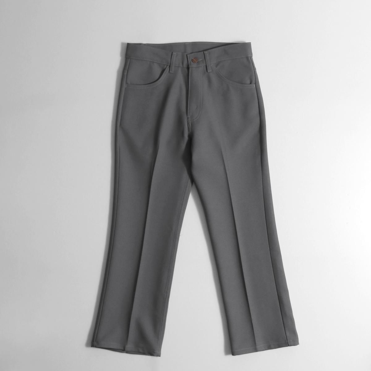 70s Levi's ブーツカット スタプレ グレー W32 42タロンジップ