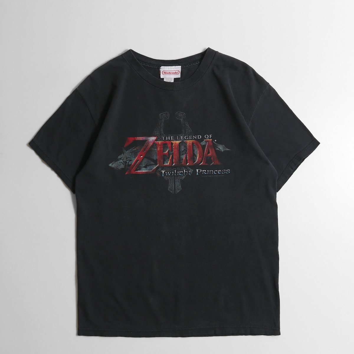 レディース] ユーズド ZELDA プリントTシャツ ゼルダ Nintendo 墨黒 6140-39