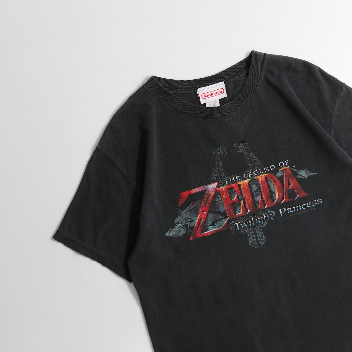 [レディース] ユーズド ZELDA プリントTシャツ ゼルダ Nintendo 墨黒 6140-39