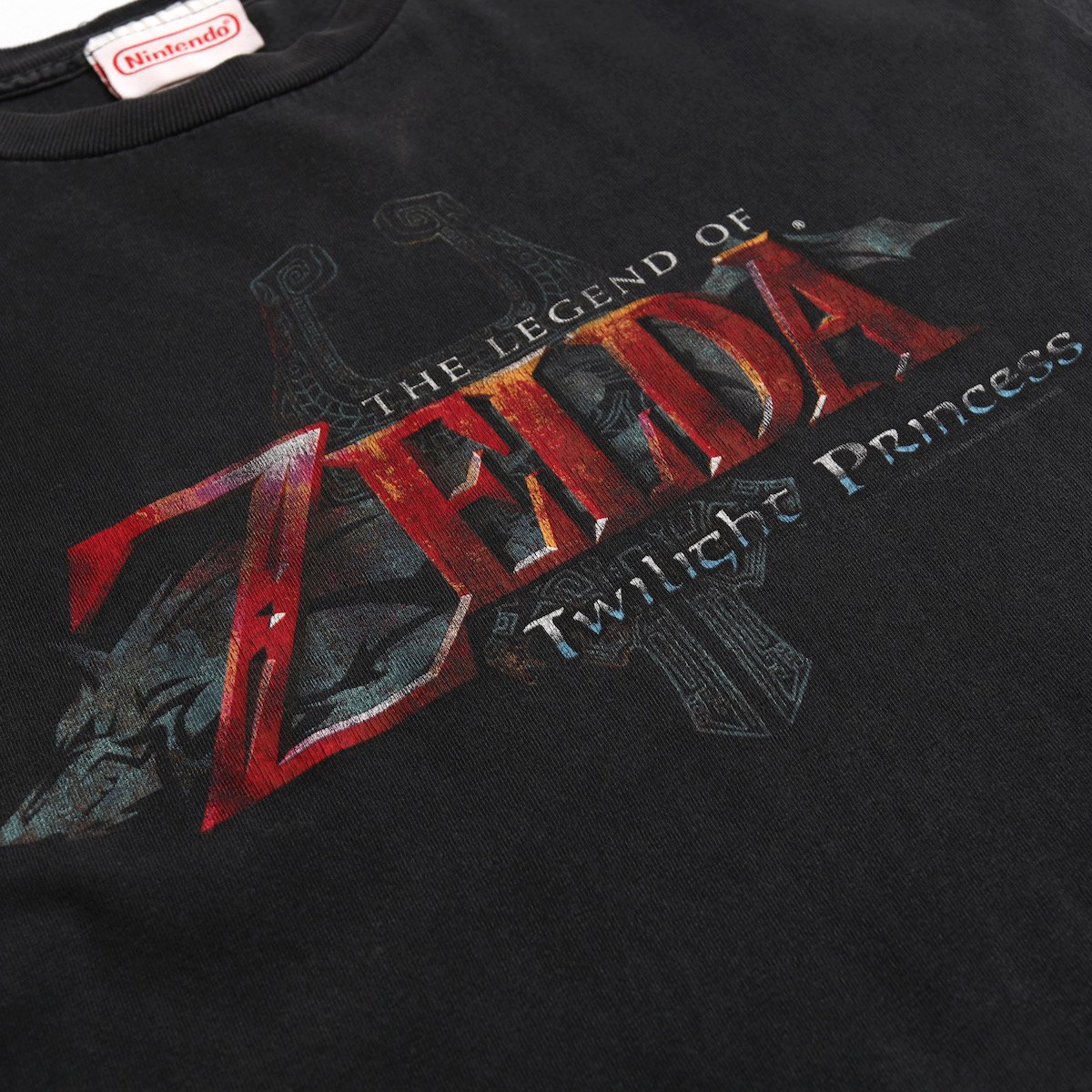 [レディース] ユーズド ZELDA プリントTシャツ ゼルダ Nintendo 墨黒 6140-39