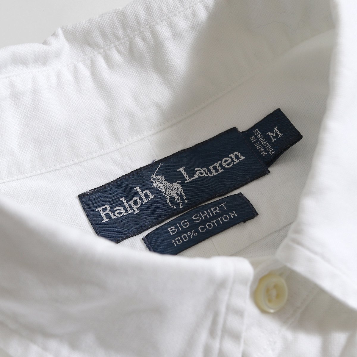 レディース] ラルフローレン ビッグサイズ B.D.シャツ ホワイト [Ralph